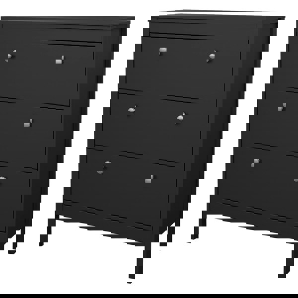 Furniture To Go Madrid Chest 3 drawers in Matt Black