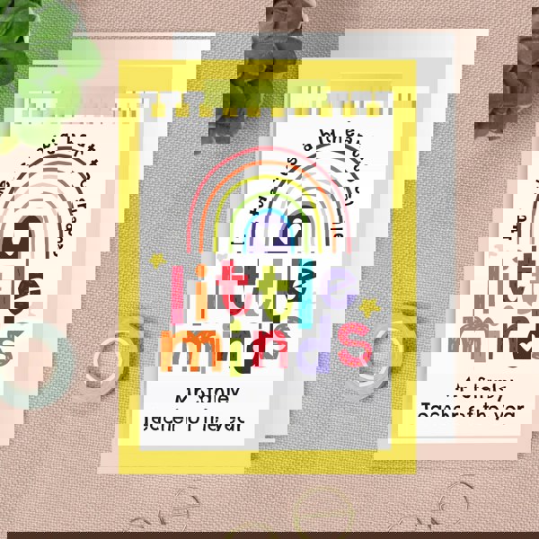 Personalised Memento Company Personalised Shape Little Minds Greeting Card