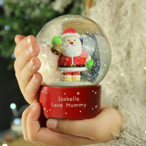 Personalised Memento Company Personalised Santa Snow Globe