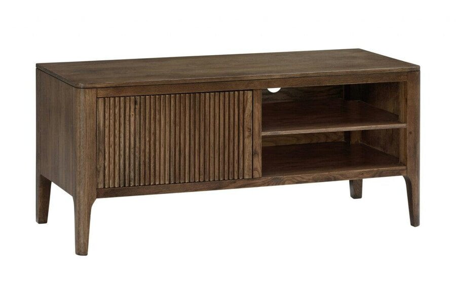 Wyld Haus Victoria Walnut Wood Ribbed Door TV Unit