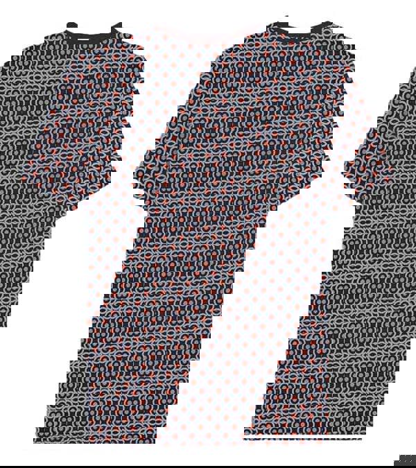 Lambretta Mens Geometric Target Retro Mod Ska Casual T-Shirt