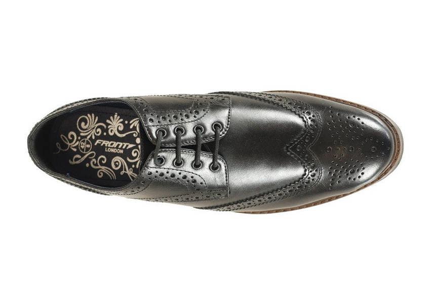 Front London Morrison Brogue Shoes - Black