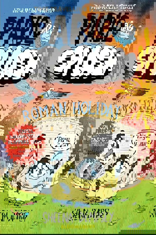 Pablo and Splash Graphic Novel Series by Sheena Dempsey 4 Books Set (Pablo and Splash, Frozen in Time, Roman Holiday, Castle Quest: World Book Day)