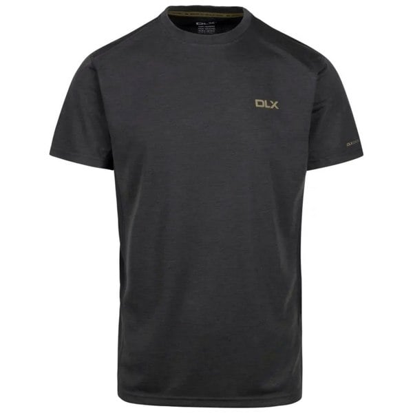 Trespass Mens Garvey DLX Marl T-Shirt - Dark Grey Marl