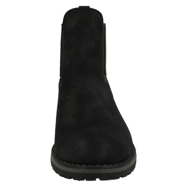 Down to Earth Ladies Down To Earth Flat Chelsea Ankle Boots