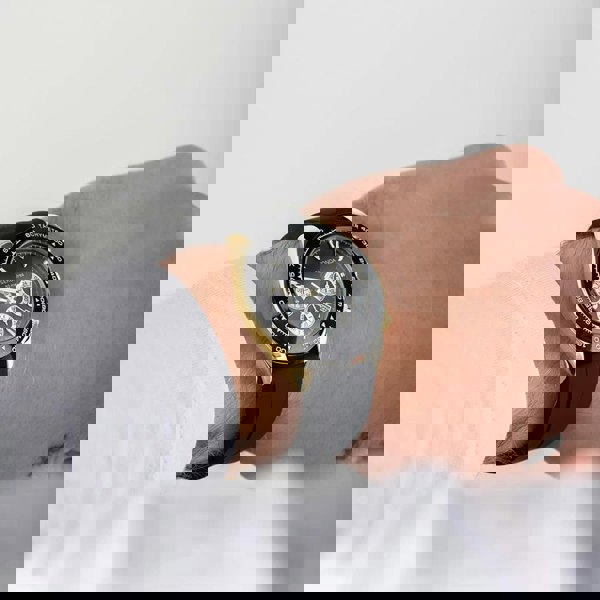 Sekonda Circuit Chronograph Gold & Black Watch 30202