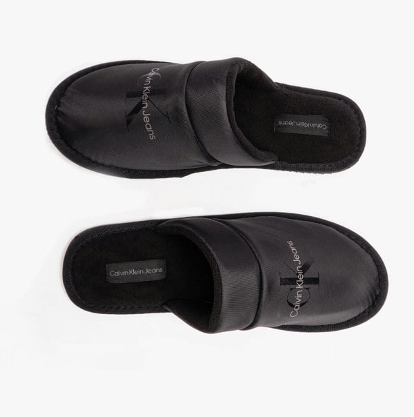 Calvin Klein HOTEL SLIPPER Mens Mules Black