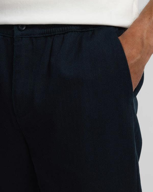 Steel & Jelly Farndon - Herringbone Drawstring Trouser