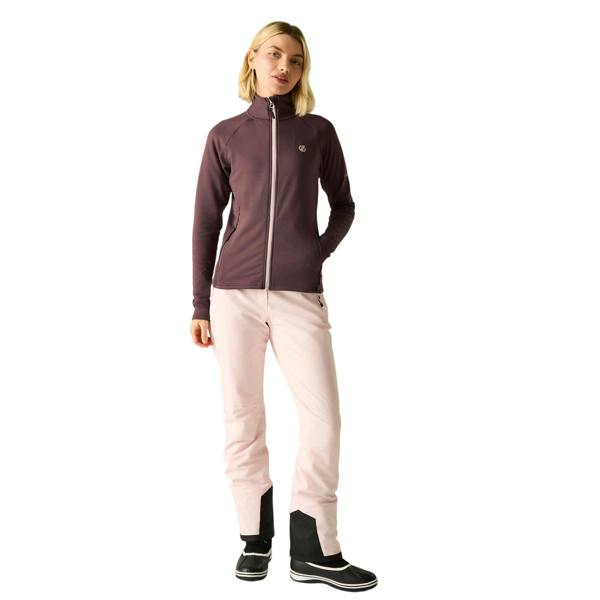 Dare 2B Womens/Ladies Lowline Core Stretch Full Zip Midlayer - Huckleberry - 