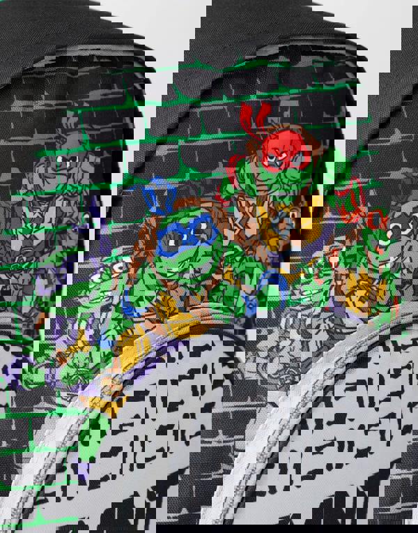 Teenage Mutant Ninja Turtles Unisex Kids Black Sewers Pocket Backpack (One Size)