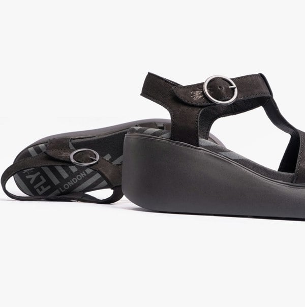 Fly London DUMA955FLY Womens Sandals Black