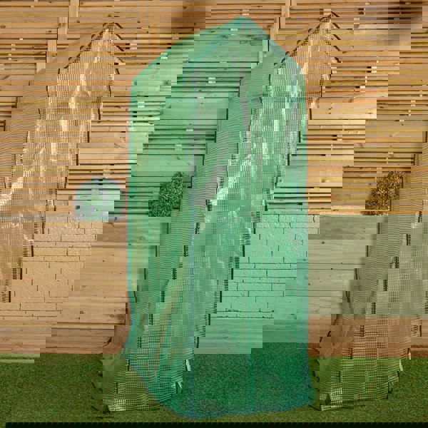 Samuel Alexander 1.5m x 1m Outdoor Greenhouse for Plants with Steel Frame and Protective PE Cover