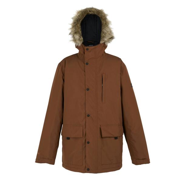 Regatta Mens Salinger IV Waterproof Jacket - Dark Brown - 