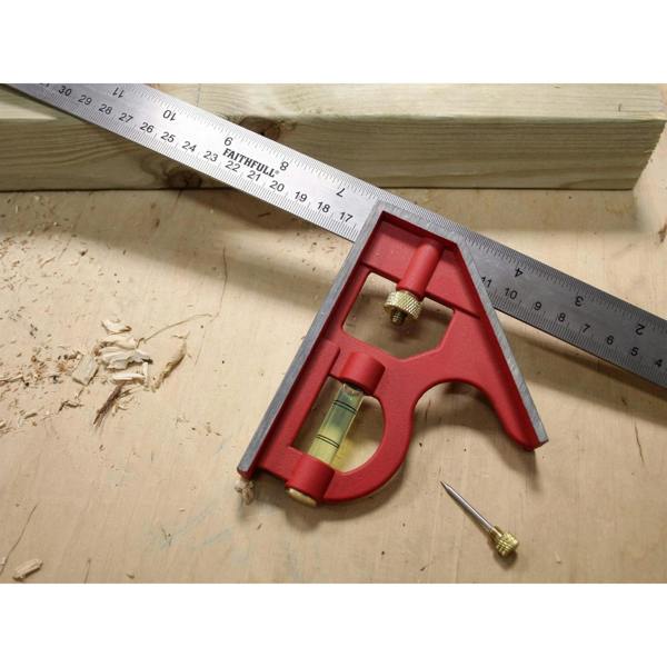 Faithfull Combination Square - Multi Colour - 