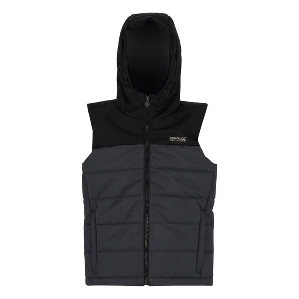 Regatta Childrens/Kids Lofthouse Body Warmer - Black/Seal Grey
