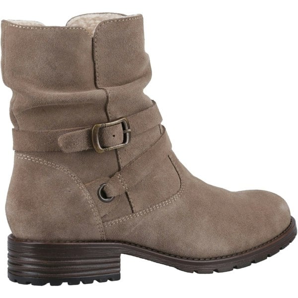 Hush Puppies Piper Women's Ankle Boots in Taupe