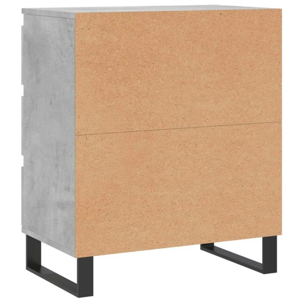 Berkfield Sideboard Concrete Grey 60x35x70 cm Engineered Wood