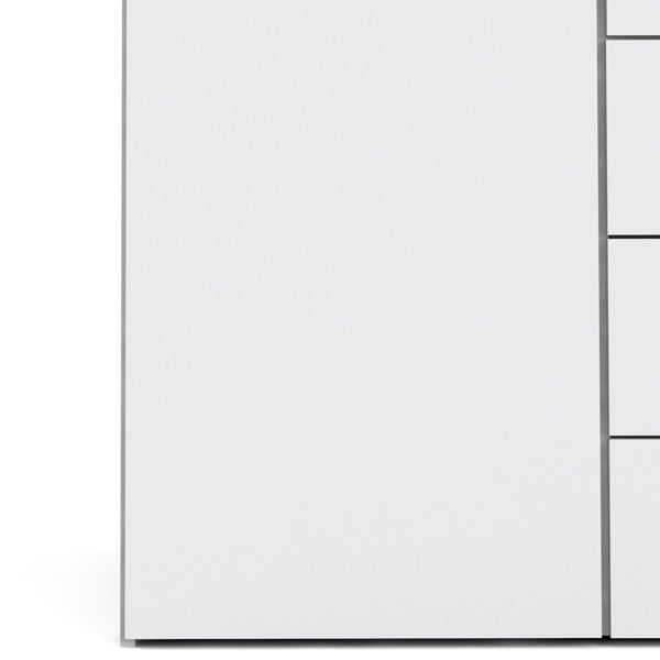 Furniture To Go Space Wardrobe with 2 doors + 3 drawers White 1750