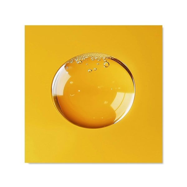 Warren Reed - Designer Solitary Yellow Bubble: A Closer Look Kitchen Splashback