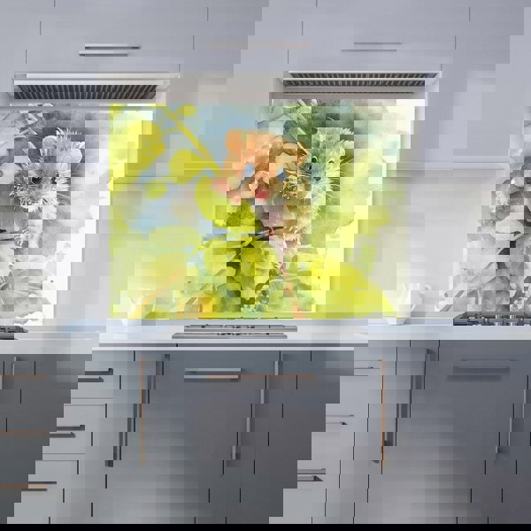 Warren Reed - Designer Mouse Watercolour Kitchen Splashback