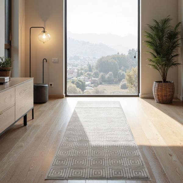 Hanse Home Perles Shortpile Tourmaline White Rug