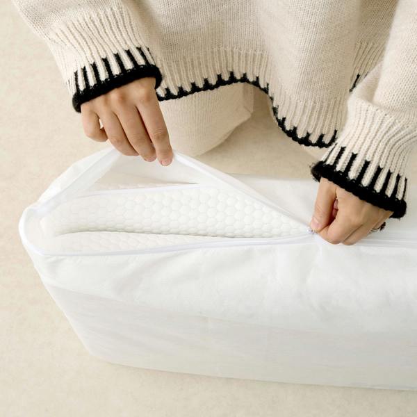 The Tiny Bed Company Tiny Dreamer Natural™ - Coconut Coir & 100% Wool Folding Travel Cot Mattress (95 x 65cm)