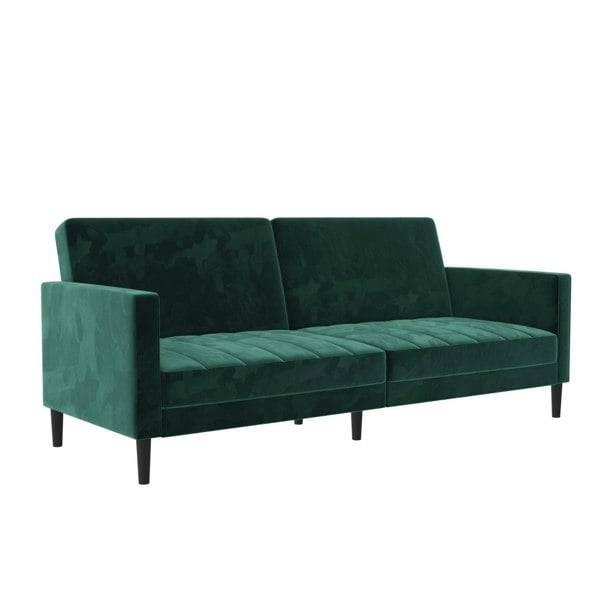Dorel Home - Liam Sofa Bed in Velvet Green