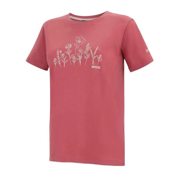 Regatta Womens/Ladies Filandra VX Floral T-Shirt - Slate Rose - 