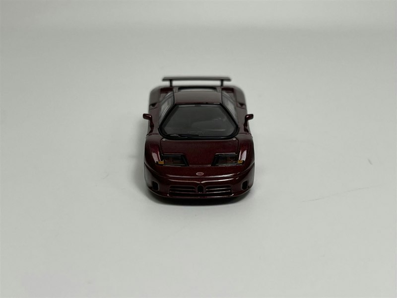 Mini GT Bugatti EB110 GT Dark Red Metallic LHD 1:64 Scale MGT00806L