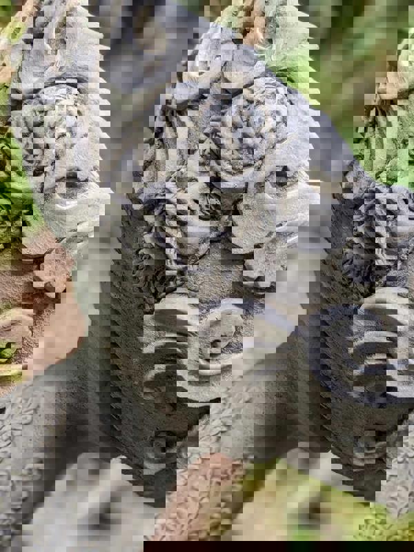 Large Detailed Stone Cast Gothic Vase Planter