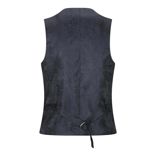 Paul Andrew Boys 3 Piece Plain Black Classic Retro Suit