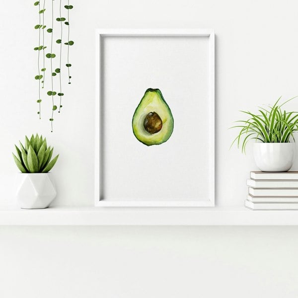 Artwork for the kitchen | Set of 3 framed wall art