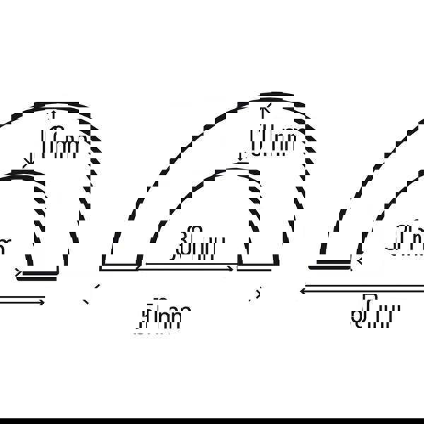 Durable Adhesive Warning Pipe Impact Protection Profiles P30 | 1 Metre | 5 Pack