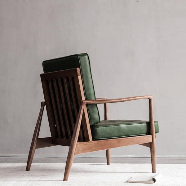 Hans CH32 Green Armchair, Solid Wood-Weilai Concept-Weilai Concept