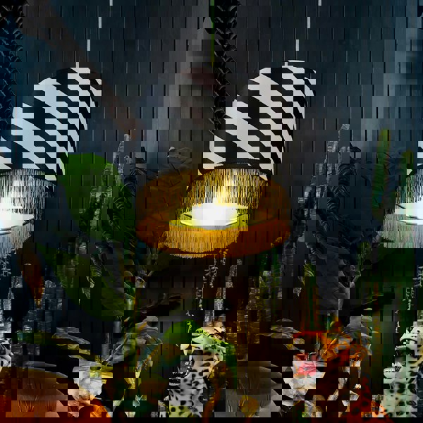 love frankie Liquorice Helter Skelter Velvet Lampshades With Gold Foil Lining and Fringing