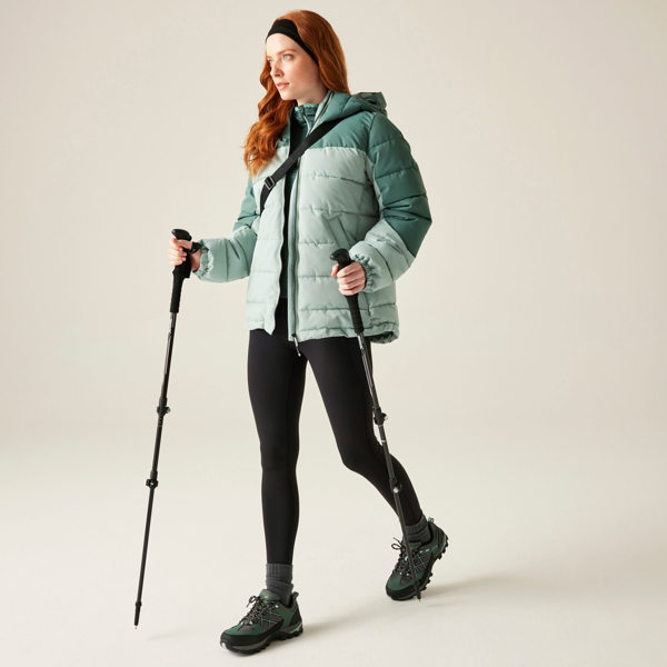 Regatta Womens Aldthorn Quilted Jacket - Green Haze/Spruce Green