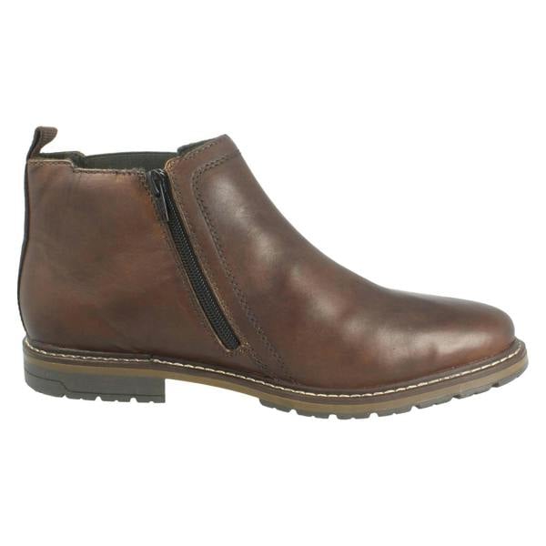 Rieker Mens Rieker Smart Casual Zip Up Ankle Boots 13757