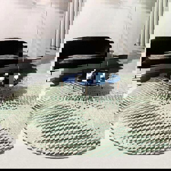 Vaserely Round Wool Rug, Various Shapes Available-Weilai Concept-Weilai Concept