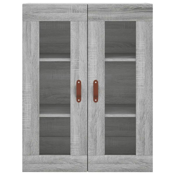 Berkfield Highboard Grey Sonoma 69.5x34x180 cm Engineered Wood
