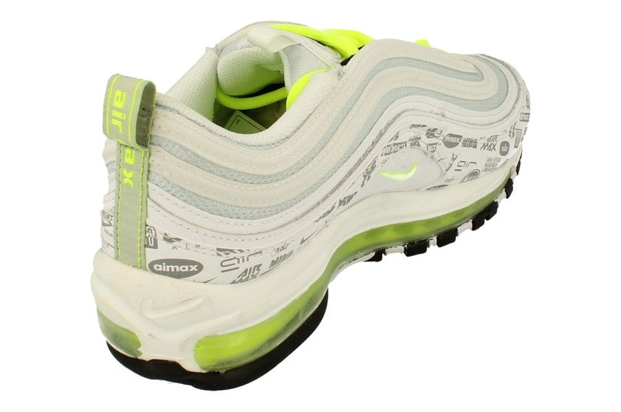 Nike Air Max 97 Mens Dh0006  100 - White Volt Black Pure Platinum 100 - Photo 2