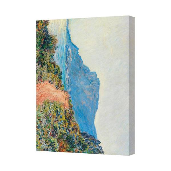Benjamin Tate Design Canvas Wall Art Cliffside Landscape Painting In Blue And Green Tones