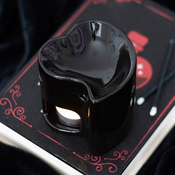 Serano Black Heart Oil Burner and Wax Warmer