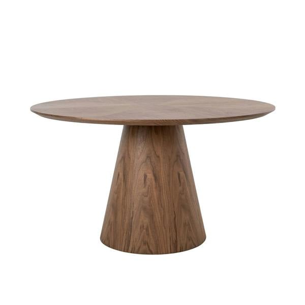 Angel Cerdá Rotating Round walnut dining table 1016