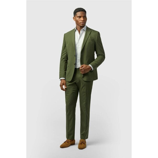 Limehaus Slim Fit Olive Jacket