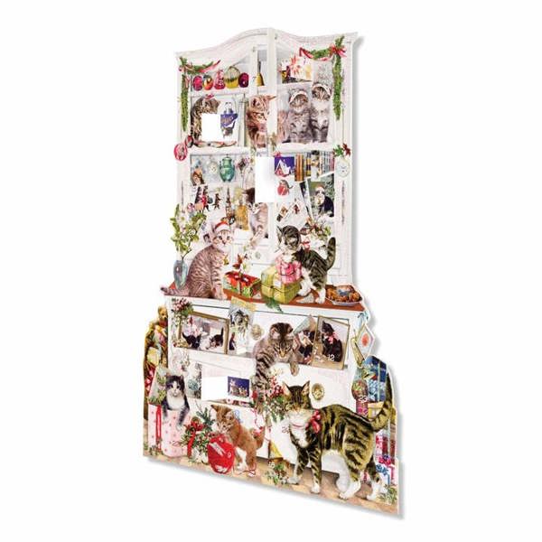 Mischievous Christmas Cats Traditional Advent Calendar, Advent Calendars And Cards, Month To View, Cats, Gift
