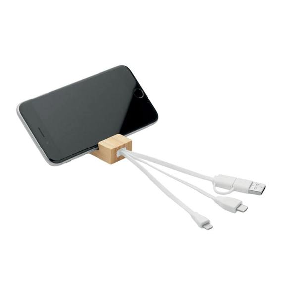 MidOcean Clauerc Bamboo Keyring Stand - Wood - 