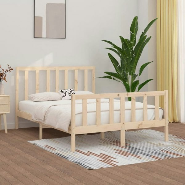 Berkfield Bed Frame Solid Wood 120x200 cm