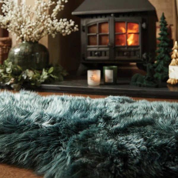 Origins Genuine Sheepskin Forest Green