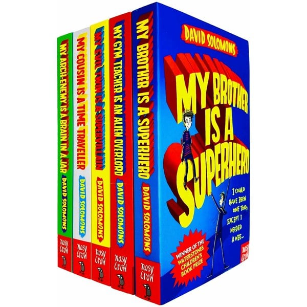 Ltd My Brother is a Superhero Series 5 Books Collection Set By David Solomons