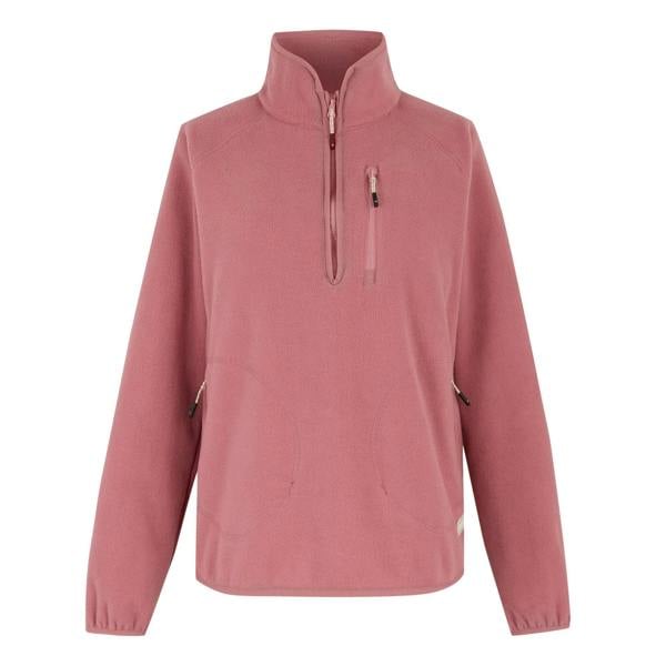 Regatta Womens/Ladies Frankie Quarter Zip Fleece Top - Dusty Rose